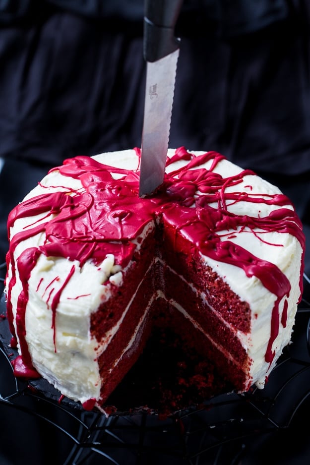 Bloody Red Velvet Cake - Spicy Southern Kitchen