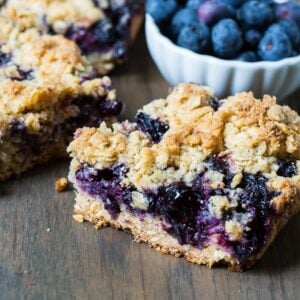 Blueberry Bars - Spicy Southern Kitchen