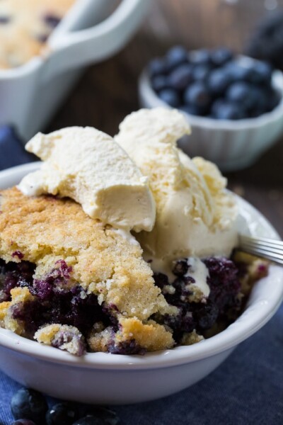 Blueberry Cobbler - Spicy Southern Kitchen