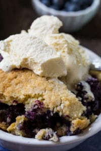 Blueberry Cobbler - Spicy Southern Kitchen