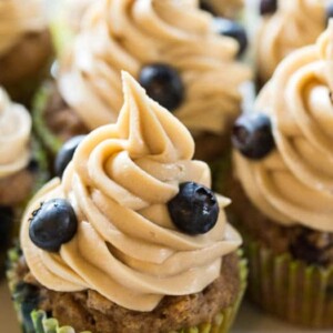 Blueberry Maple Cupcakes