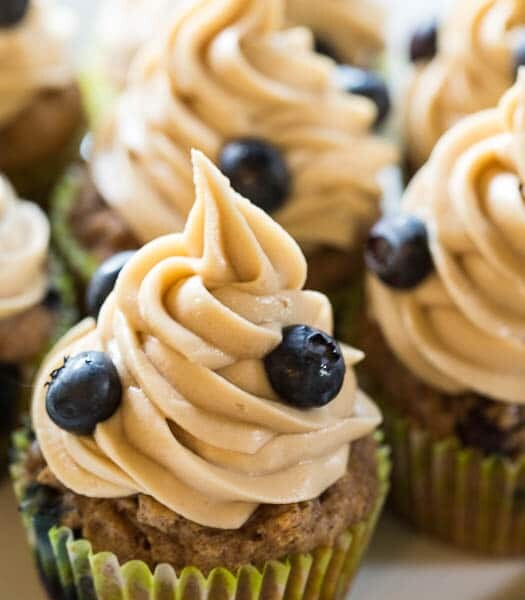 Blueberry Maple Cupcakes