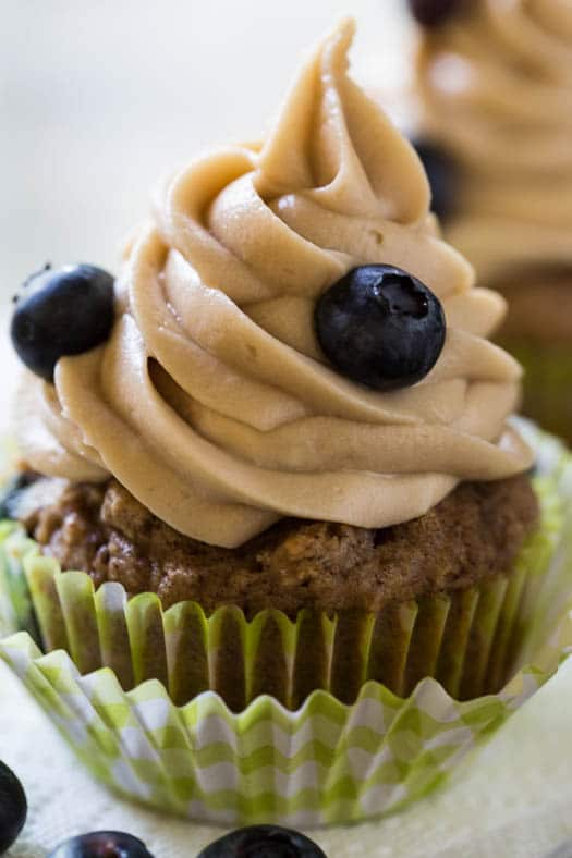 Blueberry Maple Cupcakes