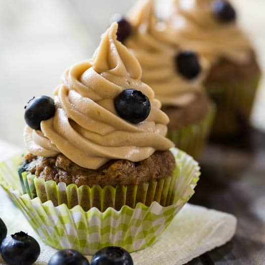 Blueberry Maple Cupcakes