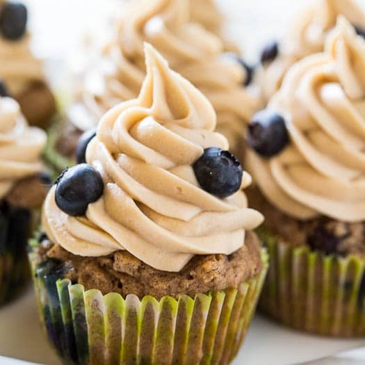 Blueberry Maple Cupcakes