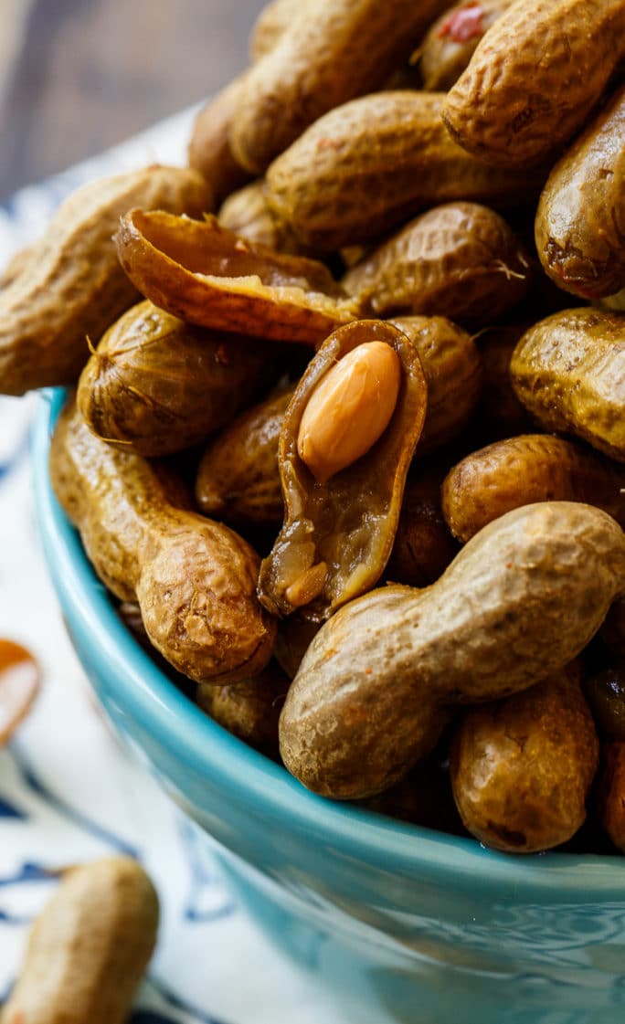 Crock Pot Spicy Boiled Peanuts - Spicy Southern Kitchen