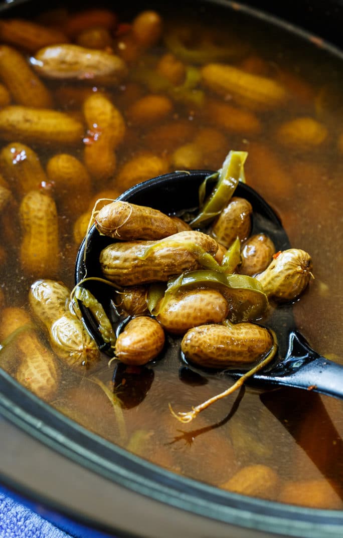 Crock Pot Spicy Boiled Peanuts