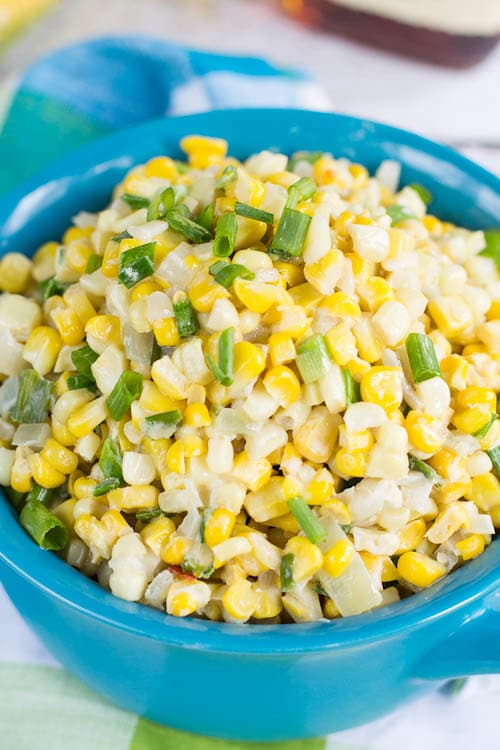 Bourbon Creamed Corn