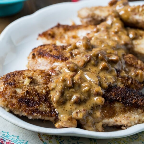 Bourbon Pecan Chicken