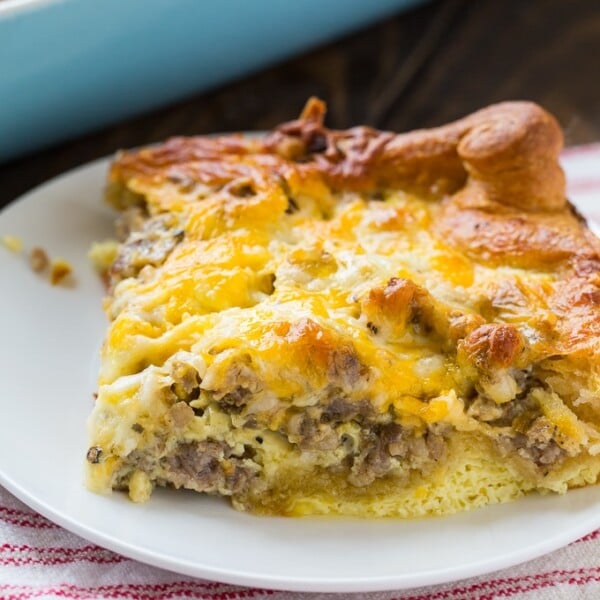 Sausage and Crescent Rolls Casserole