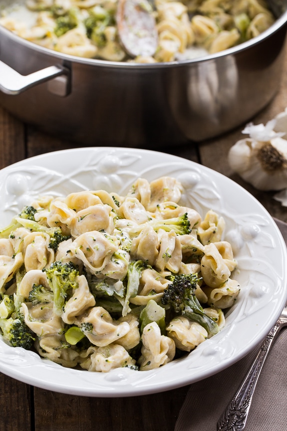 Broccoli Alfredo Tortellini - Spicy Southern Kitchen