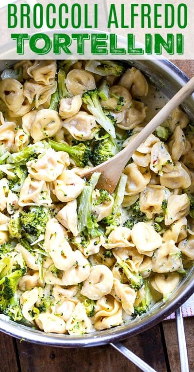 Broccoli Alfredo Tortellini Recipe - Spicy Southern Kitchen