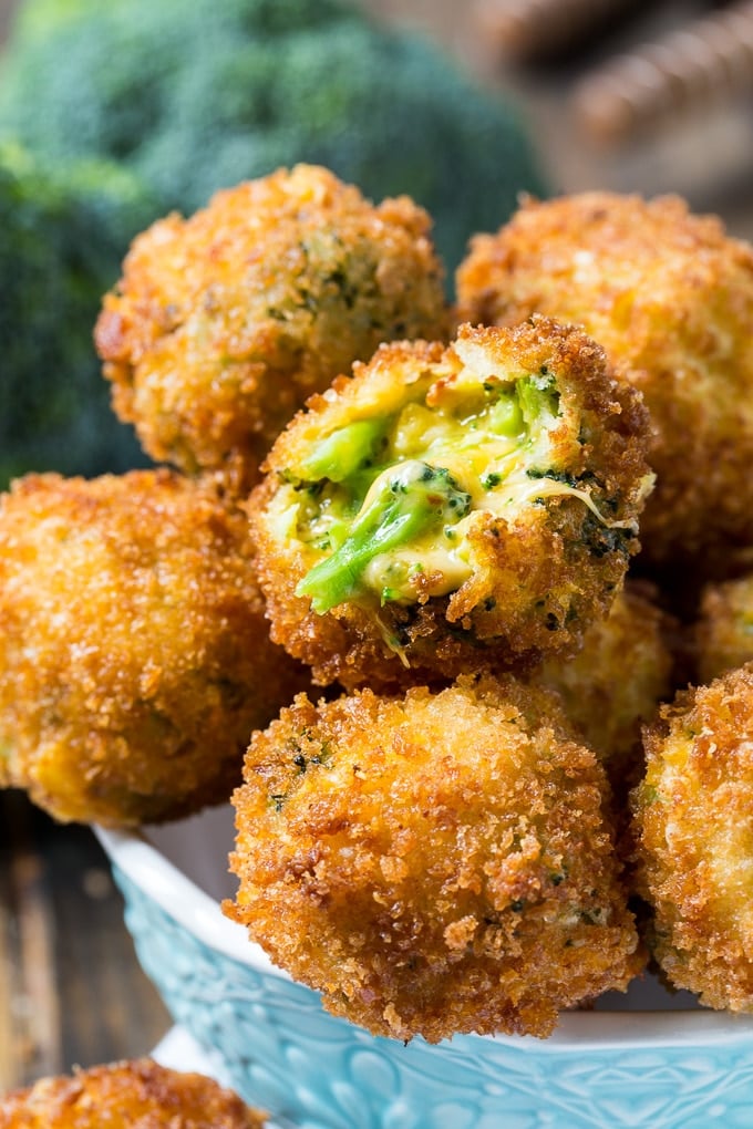 Fried Broccoli Cheese Balls