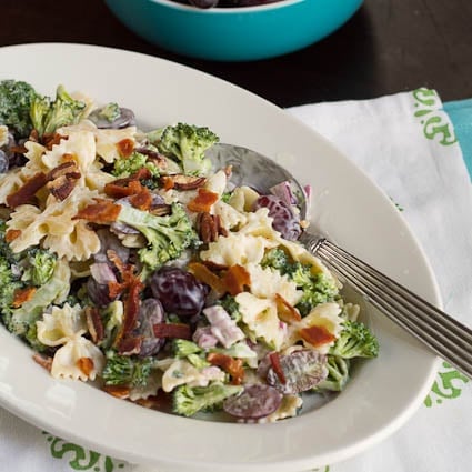 Broccoli, Grape, and Pasta Salad