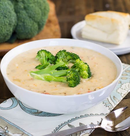 Queso-Broccoli Potato Chowder - Spicy Southern Kitchen