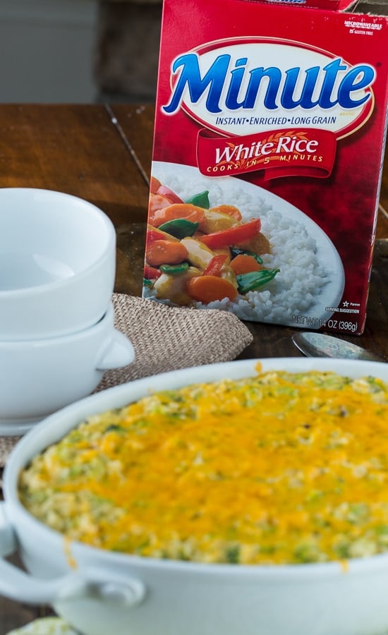 Cheesy Broccoli Rice Casserole