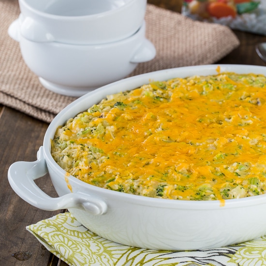 Broccoli Rice Casserole Spicy Southern Kitchen