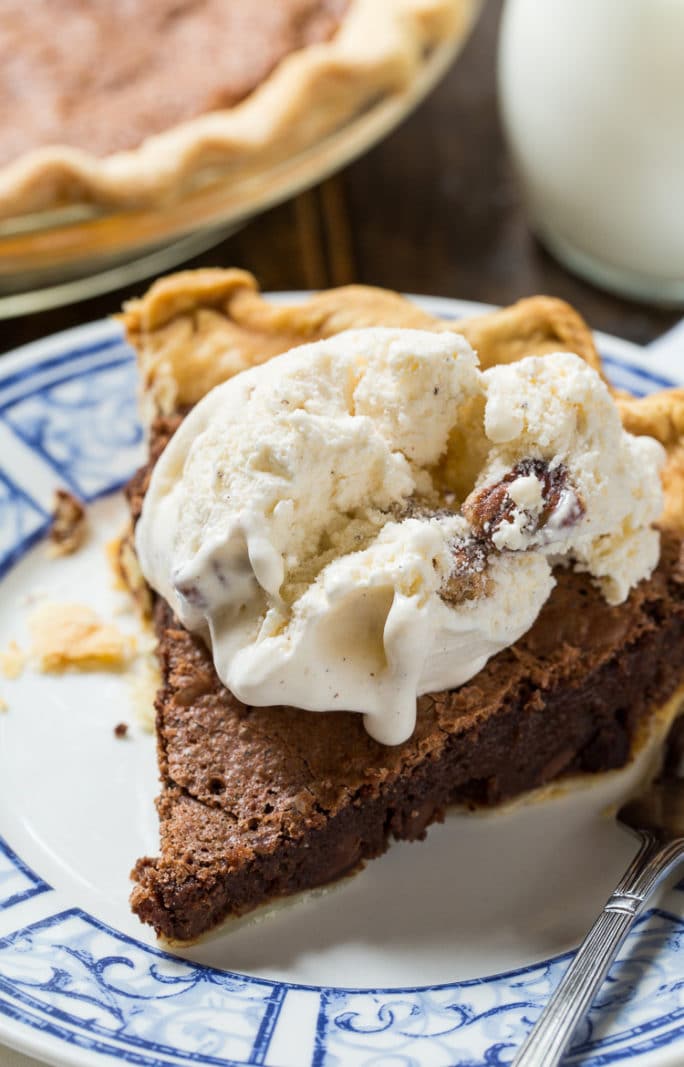 Brownie Pie- tastes like a fudgy brownie in a pie crust!