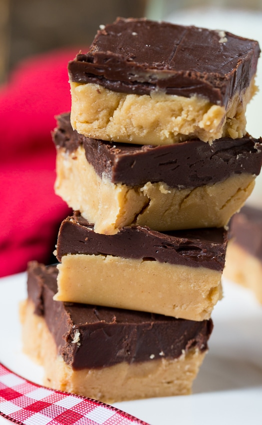 Creamy Peanut Butter Fudge - Barefeet in the Kitchen