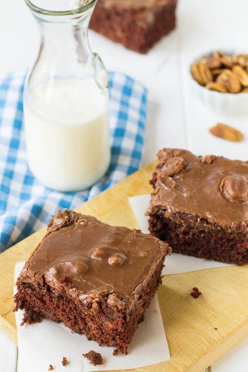 Chocolate Buttermilk Cake with Frosting