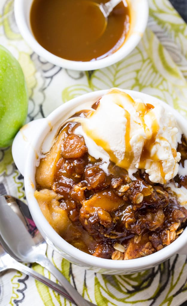 Crock Pot Butterscotch Apple Crisp Spicy Southern Kitchen