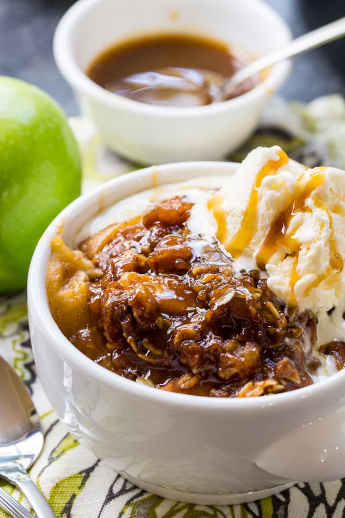 Crock Pot Butterscotch Apple Crisp