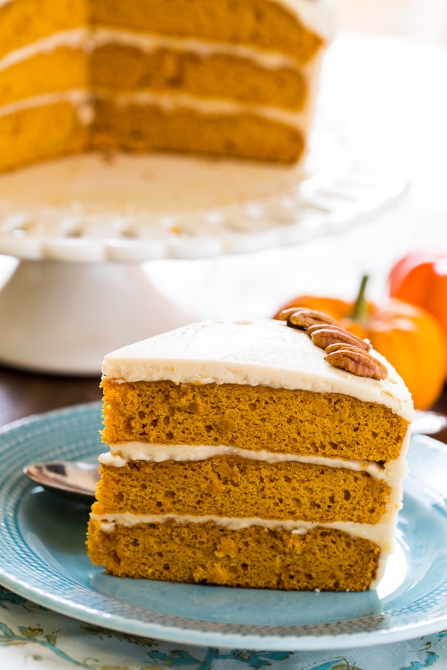 Butterscotch Pumpkin Cake with Butterscotch Icing