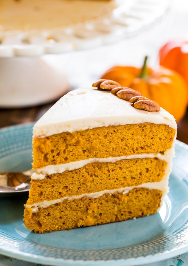 Butterscotch Pumpkin Cake with Butterscotch Icing