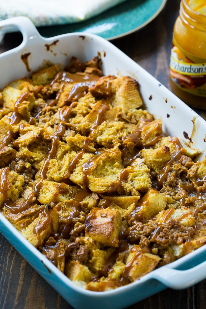 Overnight Butterscotch French Toast Casserole