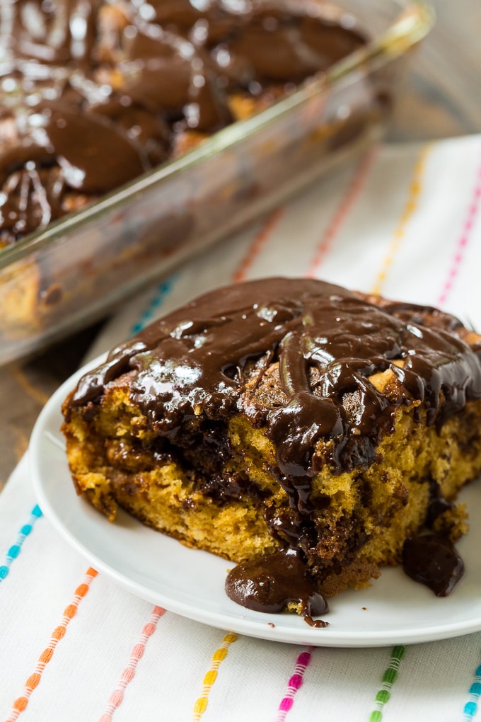 Butterscotch Marble Cake recipe