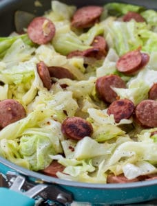 Cabbage and Kielbasa Skillet - Spicy Southern Kitchen