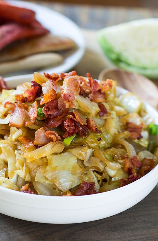 Sweet and Sour Cabbage with Bacon