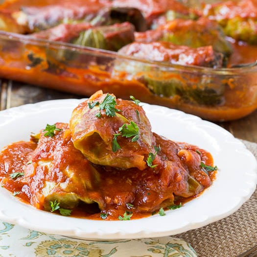Stuffed Cabbage Rolls Recipe Spicy Southern Kitchen