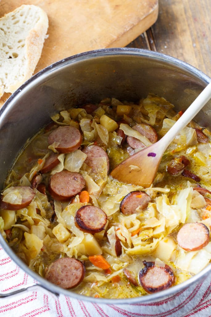 Cabbage Sausage Soup Slow Cooker at Bill Boyd blog