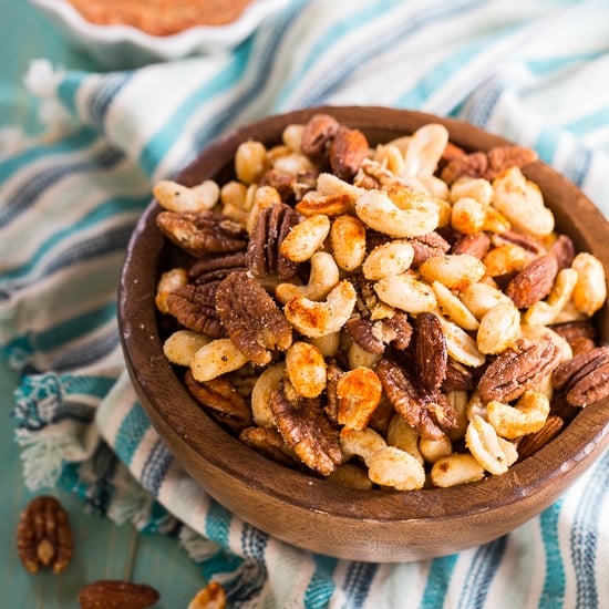 Cajun Nuts - make a great party snack or holiday appetizer.
