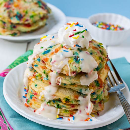 Cake Batter Pancakes