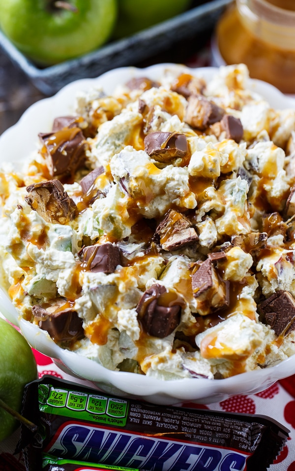 Snickers Caramel Apple Salad Spicy Southern Kitchen