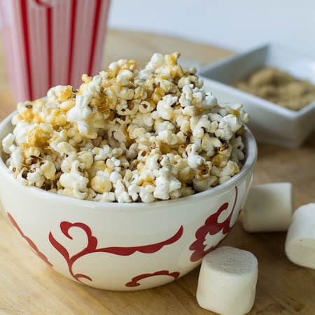 Marshmallow Caramel Popcorn