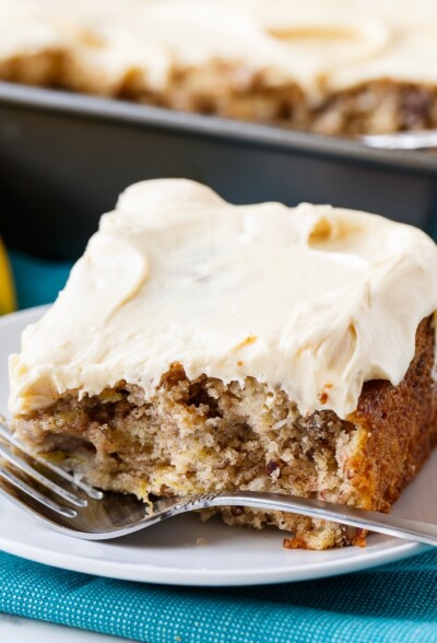 Hummingbird Cake with Caramel Icing - Spicy Southern Kitchen