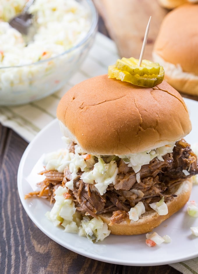 Slow Cooker Carolina-Style Pulled Pork - Spicy Southern Kitchen