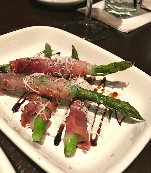 New Carrabba's menu items- grilled asparagus