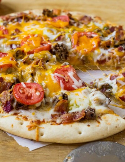 Cheeseburger Pizza - Spicy Southern Kitchen