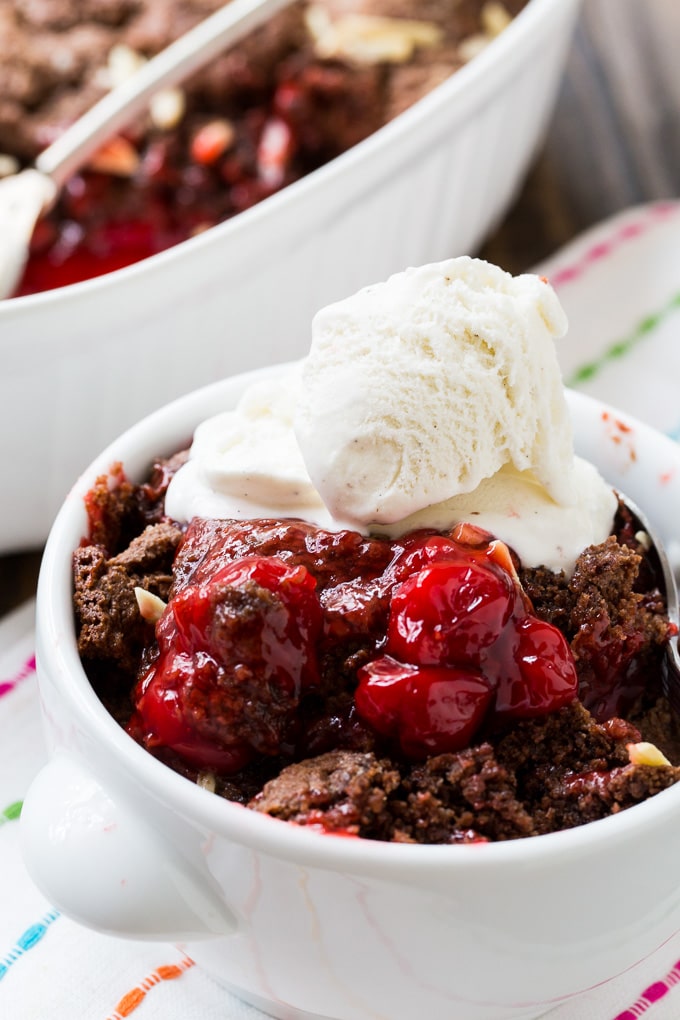 Kash's Black Cherry Chocolate Dutch Oven Cobbler