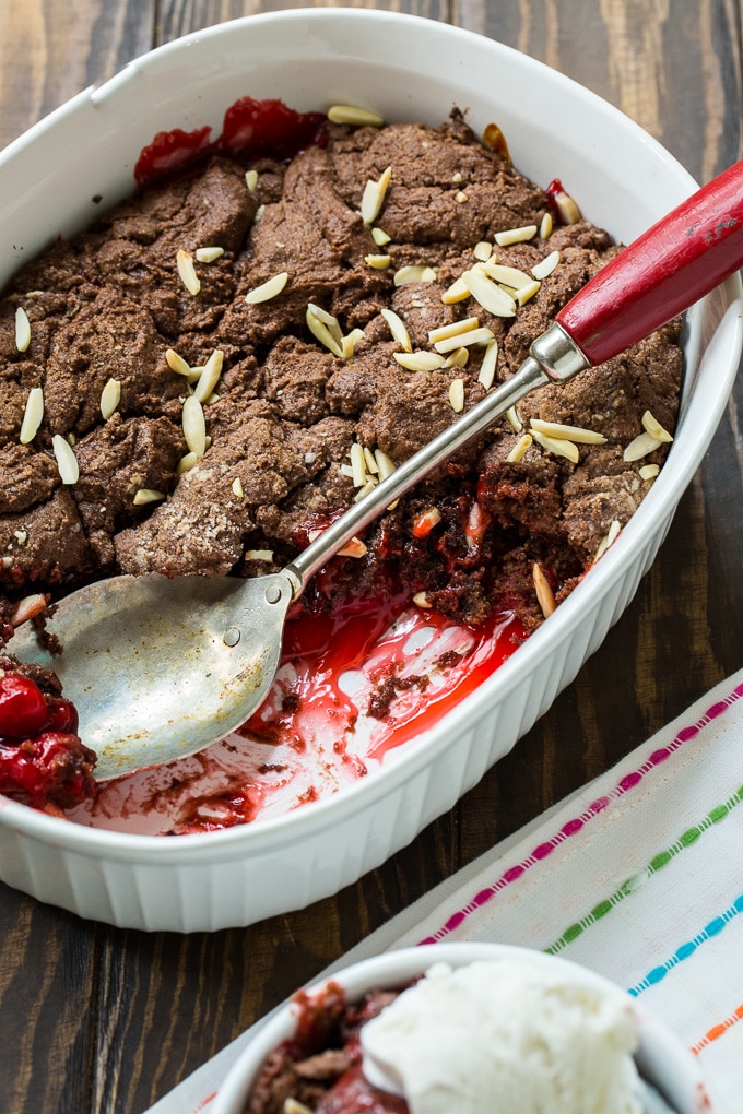 Chocolate Cherry Cobbler recipe