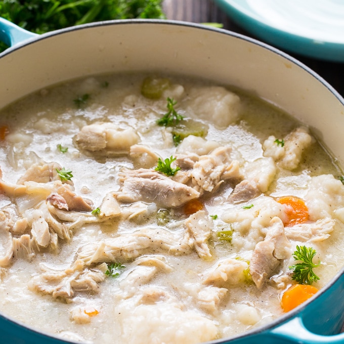 Southern Style Chicken and Dumplings - Written Reality