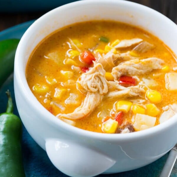 Spicy Chicken and Corn Chowder