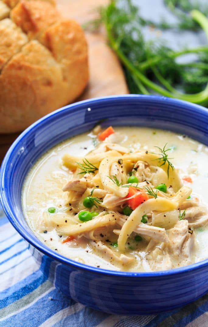 Creamy Chicken Noodle Soup