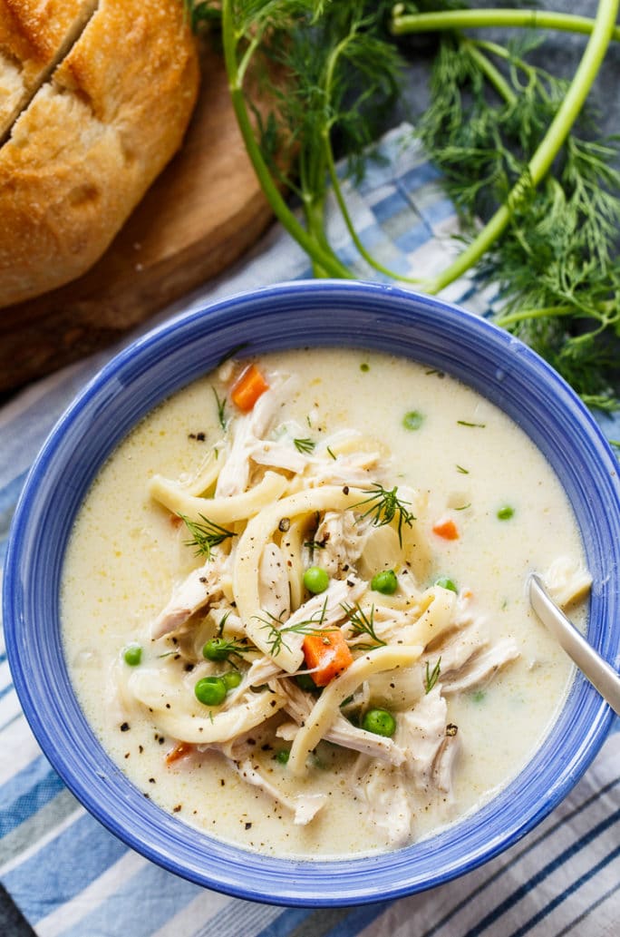 Creamy Chicken Noodle Soup