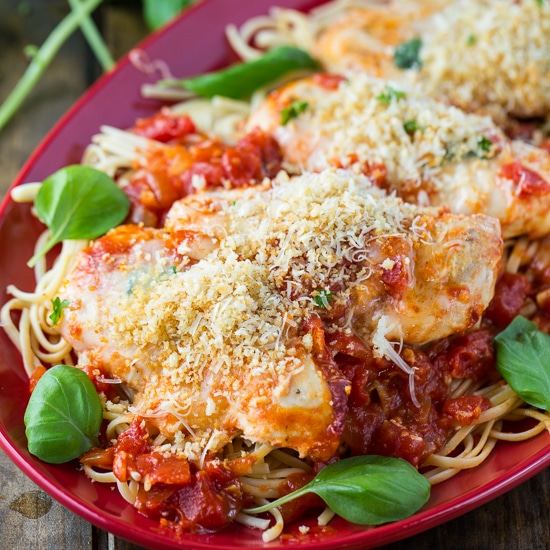 Crock Pot Chicken Parmesan