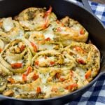 Chicken Pesto Pizza Rolls